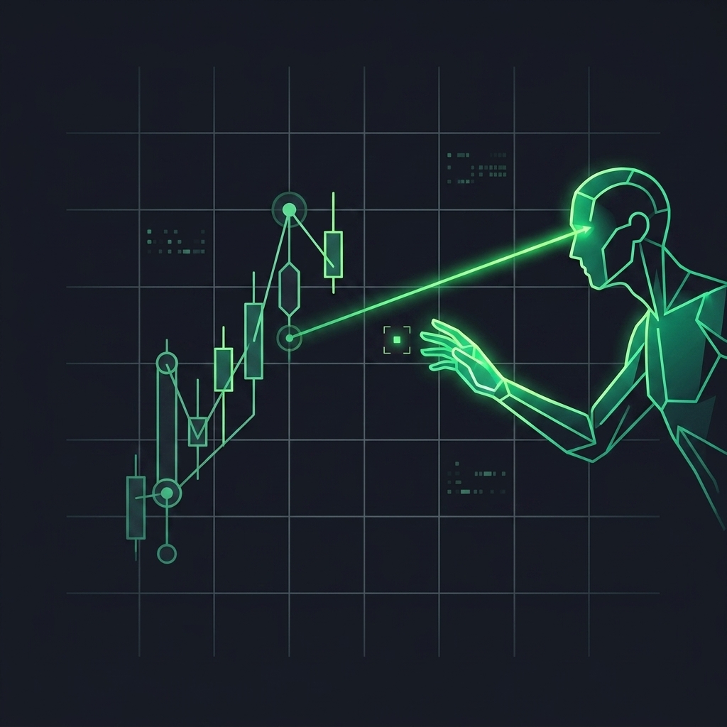 Visual diagram showing a trader entering at the extreme top of an impulse wave, right before the inevitable pullback