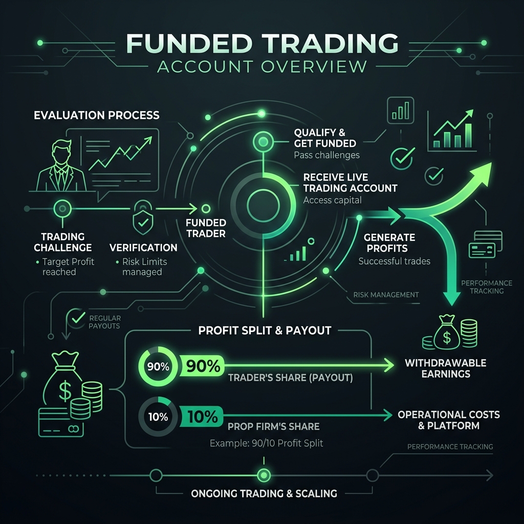 Visual explanation of Funded Account mechanics