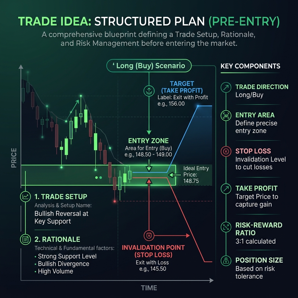 Visual explanation of Trade Idea